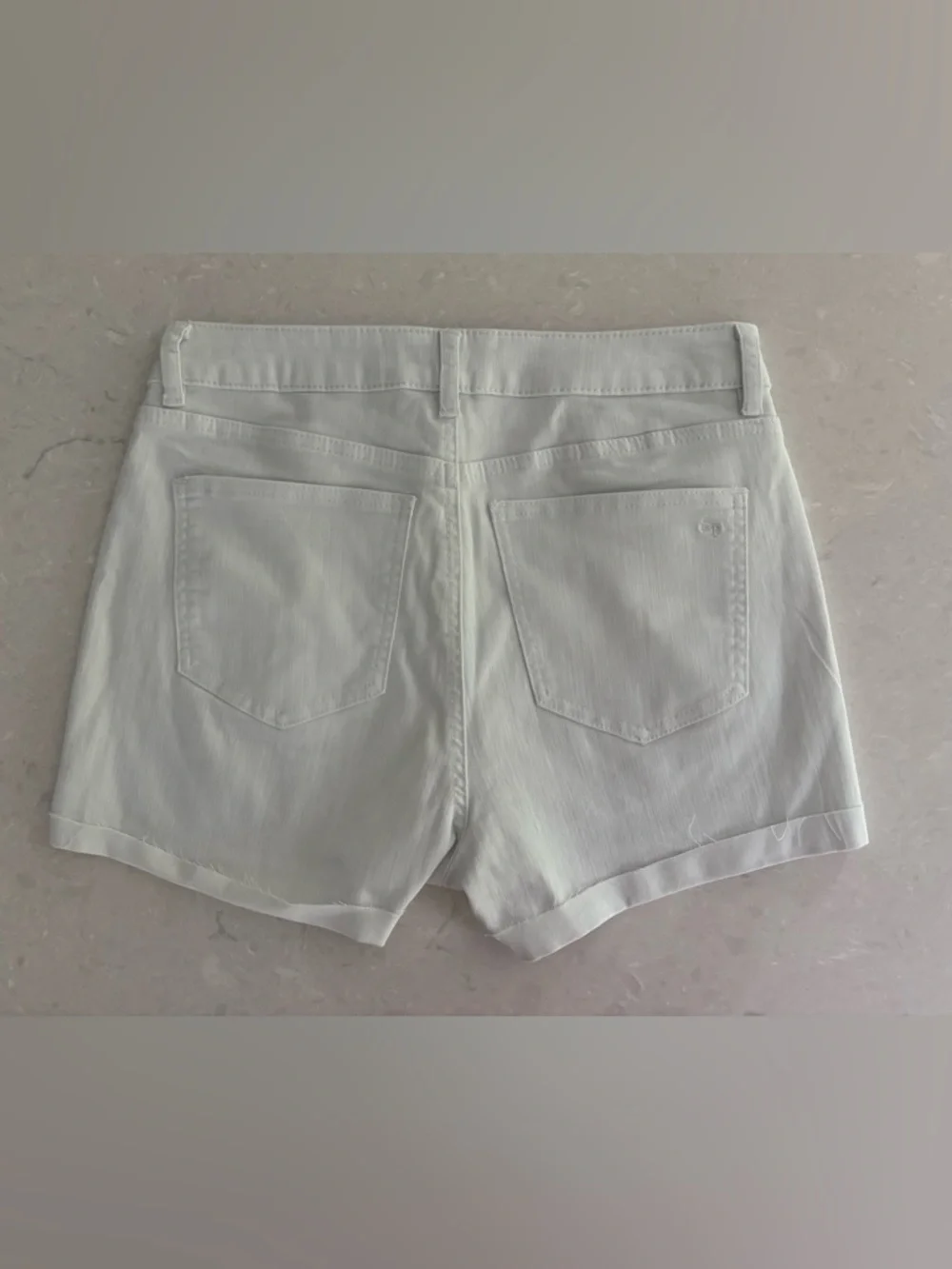 Southern Tide Classic White Denim Shorts
